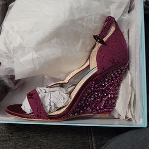 Blue by Betsey Johnson 8.5 shoes